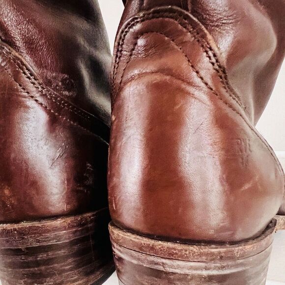 FRYE Mens Campus Boots 2J06008 Brown Leather Pull On 9.5 D Made In USA main image 8